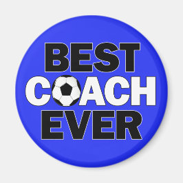 BESTE COACH EVER Soccer Team Coach's Sports Magneet