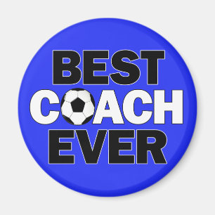 BESTE COACH EVER Soccer Team Coach's Sports Magneet