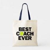 Beste coach Ever Sweet Tennis Coach Canvas tas (Achterkant)