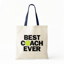 Beste coach Ever Sweet Tennis Coach Canvas tas