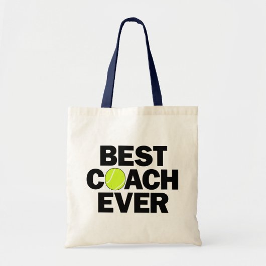 Beste coach Ever Sweet Tennis Coach Canvas tas (Voorkant)