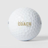 Beste coach Ever Trainer  Design voor Docent Golfballen (Voorkant)