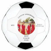 Beste Coach Foto Naam Voetbal (Voorkant)