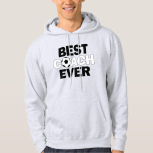 Beste coach mannen Voetbal OOIT Voetbal coach Spor Hoodie