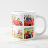 Beste coach ooit 7 cadeau voor fotocollage team grote koffiekop (Rechts)