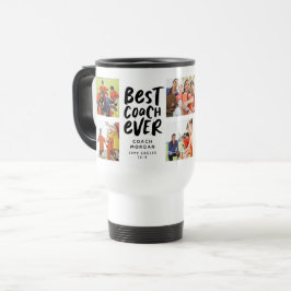 Beste coach ooit 7 cadeau voor fotocollage team reisbeker