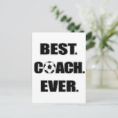 Beste coach ooit briefkaart (Staand voorkant)