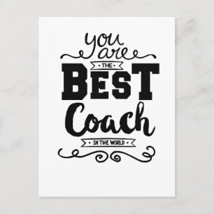 Beste coach ooit briefkaart