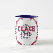 Beste Coach Ooit Cadeau Honkbalteam Handtekening N Mok (Midden)