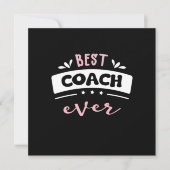 Beste coach ooit Cadeauidee Kaart (Voorkant)