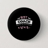 Beste coach ooit Cadeauidee Ronde Button 5,7 Cm (Voorkant)