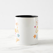 Beste coach Ooit gepersonaliseerde sportcoach cade Tweekleurige Koffiemok (Center)