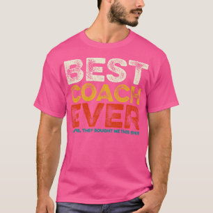 Beste coach Ooit Ja Ze kochten me deze Coach Gif T-shirt