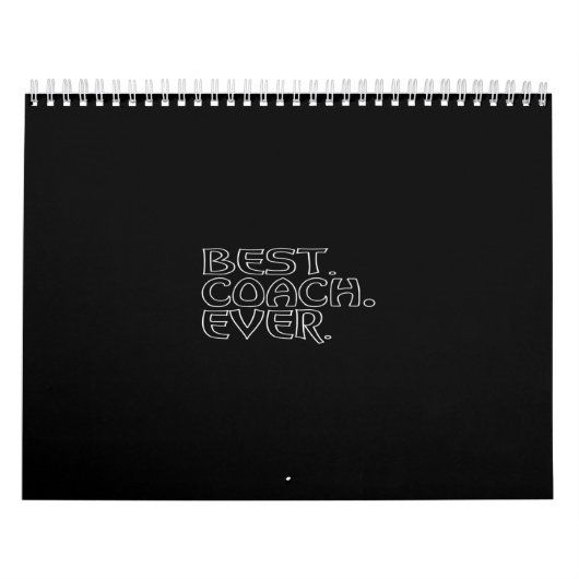 beste coach ooit kalender (Hoes)