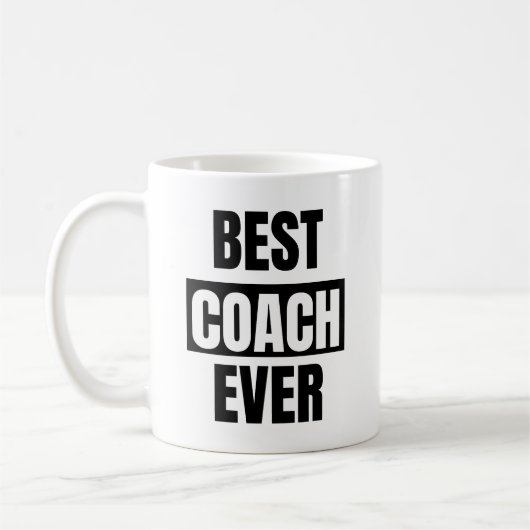 Beste coach ooit koffiemok (Links)