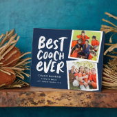 Beste coach ooit marinier twee fototeam bedankt fotoplaat (Zijkant)