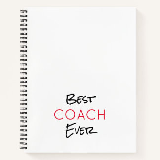 Beste Coach Ooit Notitieboek School Sporten Aangep