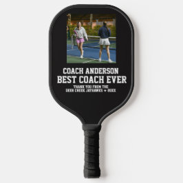 Beste Coach Ooit Sport Moderne Bedankt Foto Pickleball Paddle