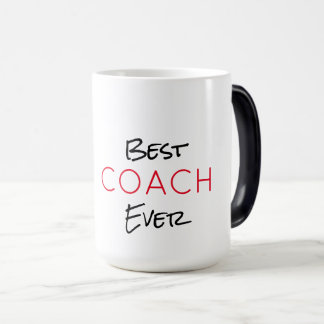 BESTE COACH OOIT Sportschool Teamkleuren Modern Magische Mok