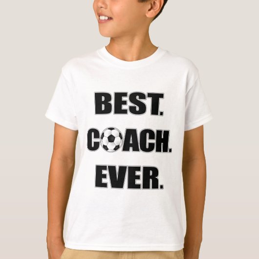 beste coach ooit t-shirt (Voorkant)
