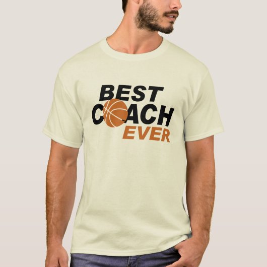 beste coach ooit t-shirt (Voorkant)