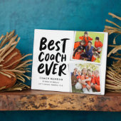 Beste coach ooit twee fototeam bedankt u fotoplaat (Zijkant)