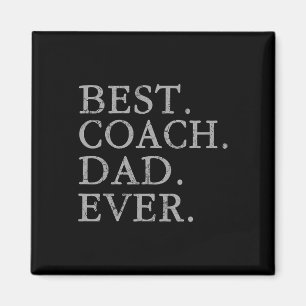 Beste coach Pap per sport Baseball Football Socce Magneet