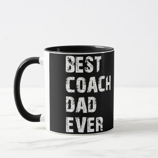 Beste coach Papa Ever Sport Vaderdag Mok (Links)
