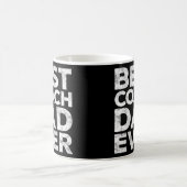 Beste coach papa ooit Vaderdag cadeau Koffiemok (Center)