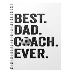Beste Coach Papa Ooit Vaderdag Voetbal Sport Cadea Notitieboek