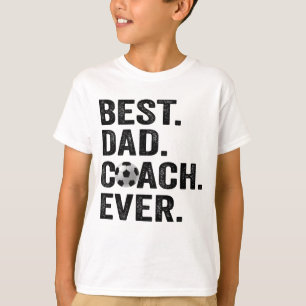Beste Coach Papa Ooit Vaderdag Voetbal Sport Cadea T-shirt
