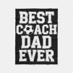 Beste Coach Papa Ooit Voetbalspelers Trainen Fleece Deken