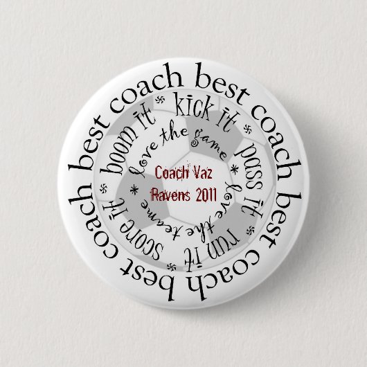 beste coach ronde button 5,7 cm (Voorkant)
