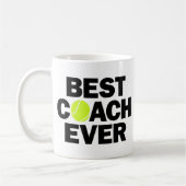 Beste coach Tennis Coach over Funny Coffee Mok (Links)