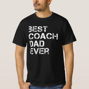 beste coach vader ooit grappige cadeautjes voor pa t-shirt