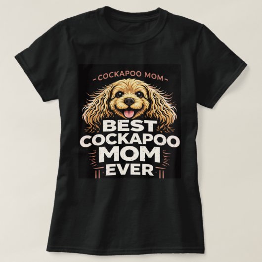 Beste Cockapoo Moeder Shirt Hond Liefhebber Cadeau (Design voorkant)