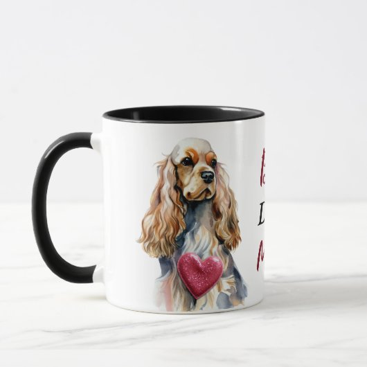 Beste Cocker Spaniel Hond Moeder Mok (Links)