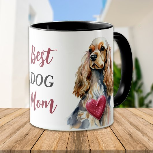 Beste Cocker Spaniel Hond Moeder Mok