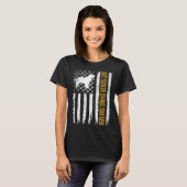 Beste Cocker Spaniel Hond Papa Ooit Amerikaanse Vl T-shirt (Voorkant volledig)