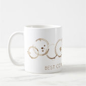 BESTE COFFEESHOP OOIT Koffieringen Bruin Wit Fun Koffiemok (Links)