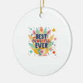 Beste collega ooit, Collega Gift, Beste collega Keramisch Ornament (Links)