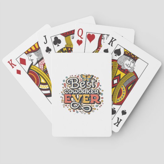 Beste collega ooit, Collega Gift, Beste collega Pokerkaarten (Achterkant)