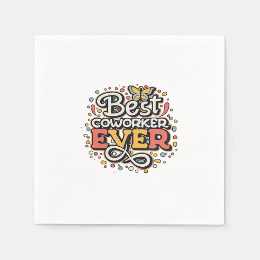 Beste collega ooit, Collega Gift, Beste collega Servet (Voorkant)
