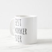 Beste collega ooit - Gepersonaliseerde Kantoor-fot Koffiemok (Voorkant links)