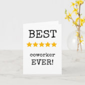 Beste collega ooit, Kaart voor collega-waardering (Gele Bloem)