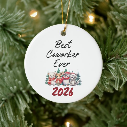 Beste Collega Ooit  Keramisch Ornament (Boom)