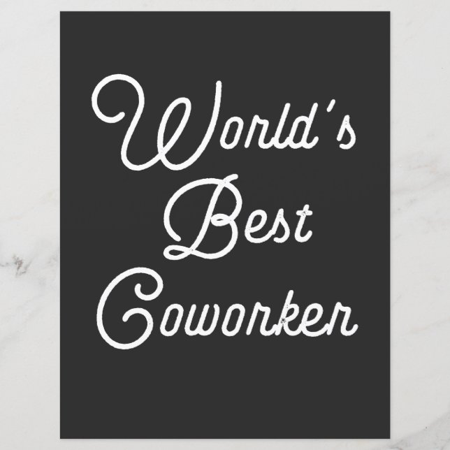 Beste collega ter wereld (Voorkant)