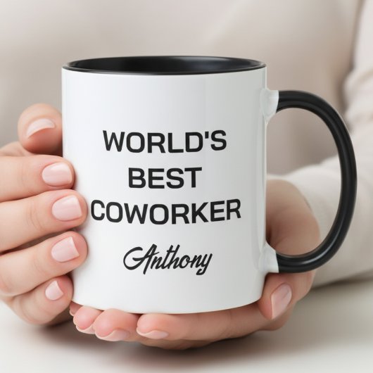 Beste collega ter wereld Aangepaste naam Gepersona Mok