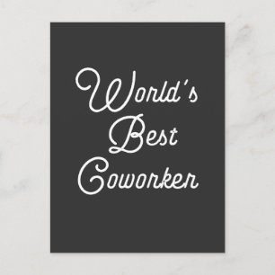 Beste collega ter wereld briefkaart