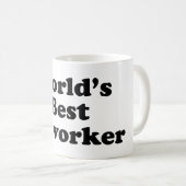 Beste collega ter wereld koffiemok (Voorkant rechts)